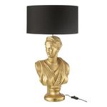Paris Prix Lampe à Poser Femme  Buste  72cm Or