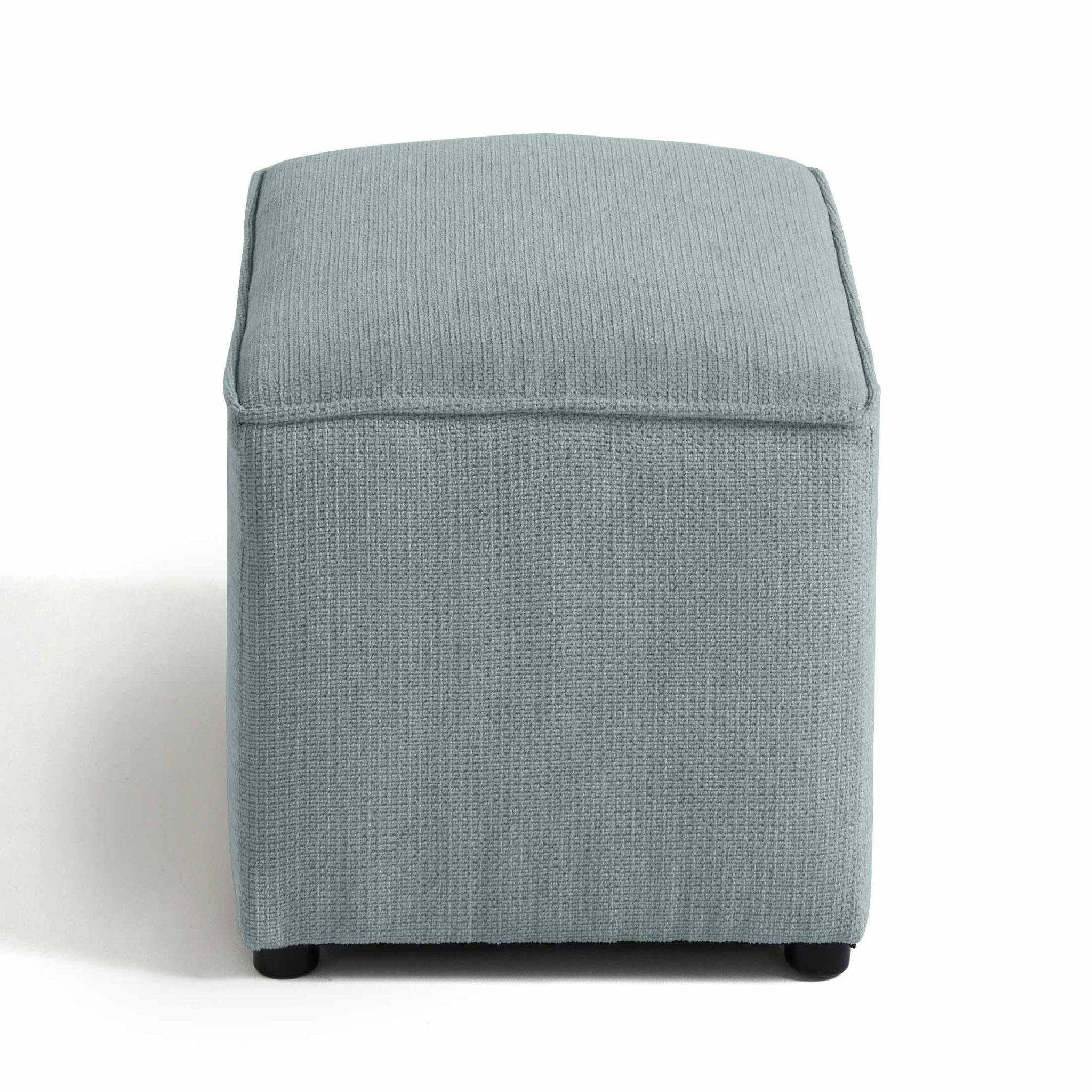 Voir la diapositive 3 : BEST MOBILIER Canopy - pouf - en tissu texturé