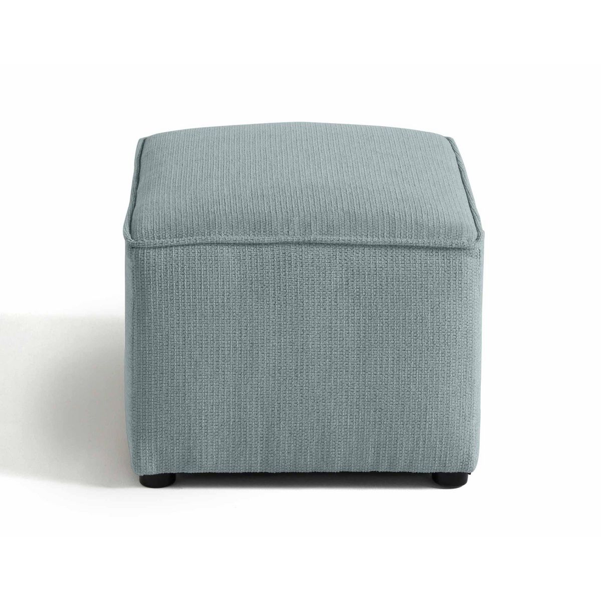 BEST MOBILIER Canopy - pouf - en tissu texturé