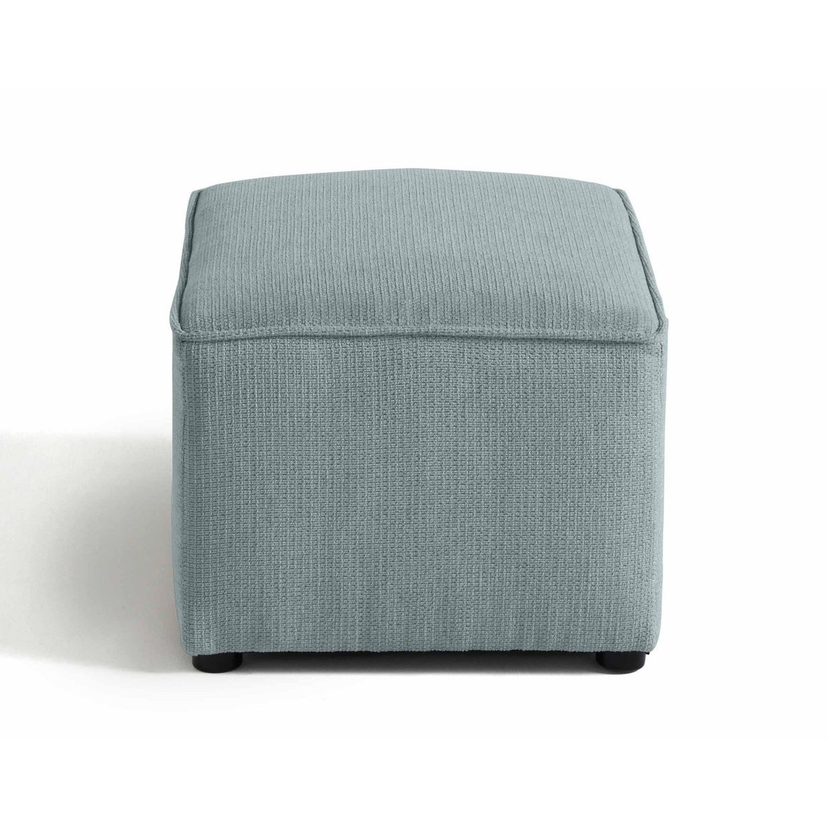 BEST MOBILIER Canopy - pouf - en tissu texturé