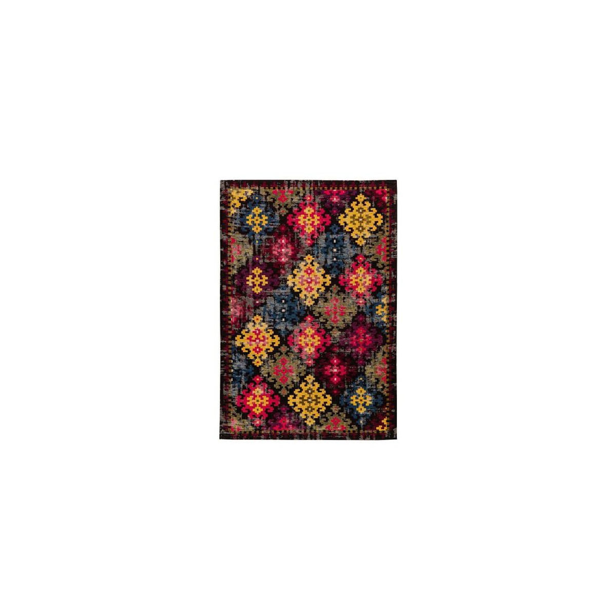 Paris Prix Tapis Tissé Imprimé  Primavera  Multicolore