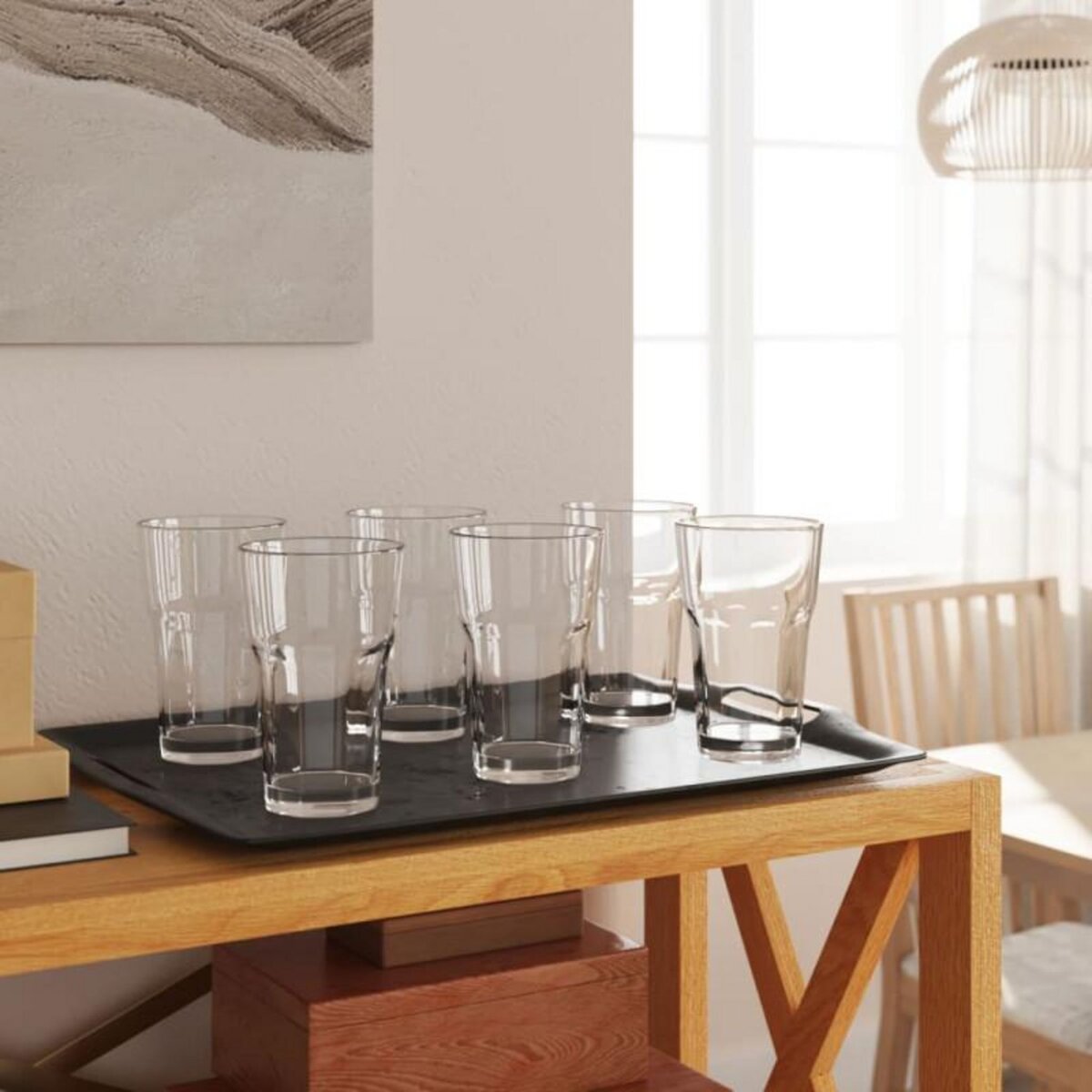 VIDAXL Verres à bière 6 pcs 295 ml