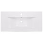 Voir la diapositive 4 : VIDAXL Lavabo encastre 81 x 39,5 x 18,5 cm Ceramique Blanc