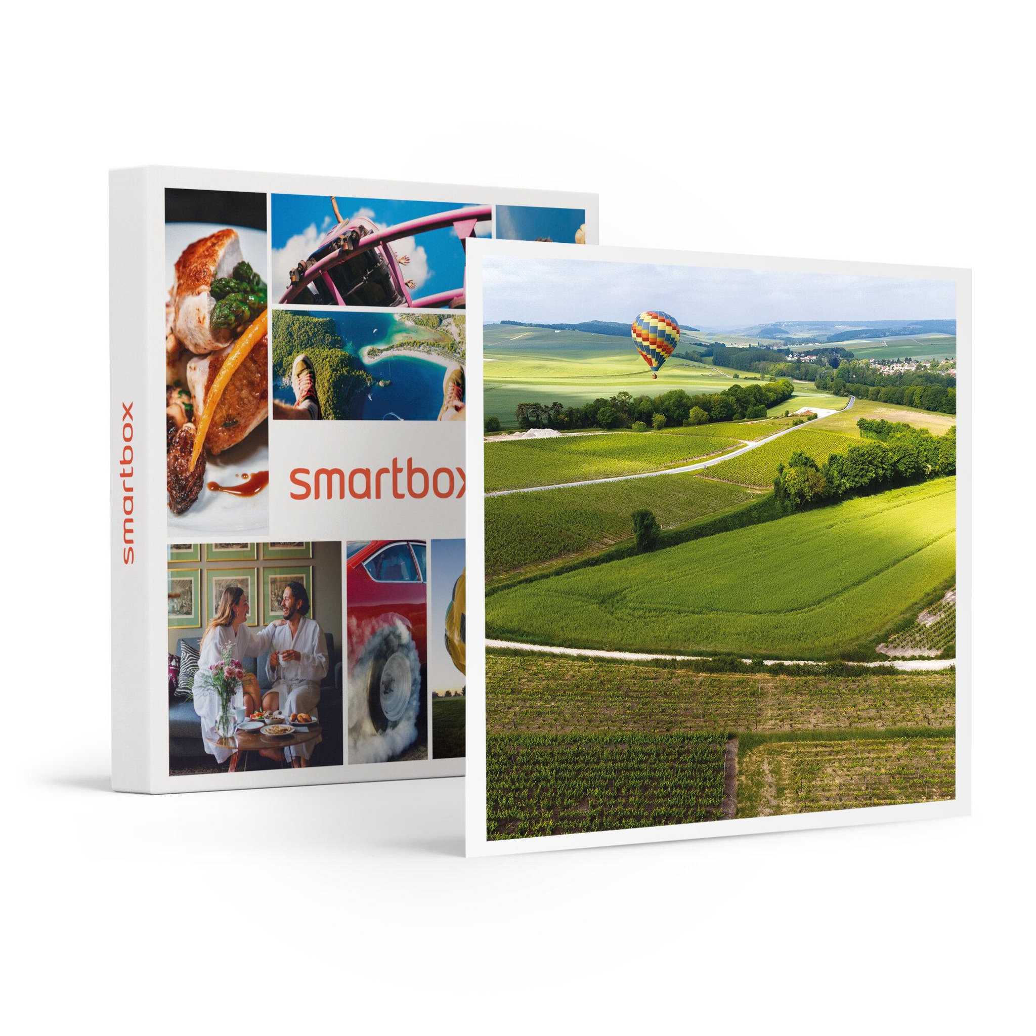 Smartbox Vol en montgolfière & délices du terroir en week-end près de reims - coffret cadeau sport & aventure
