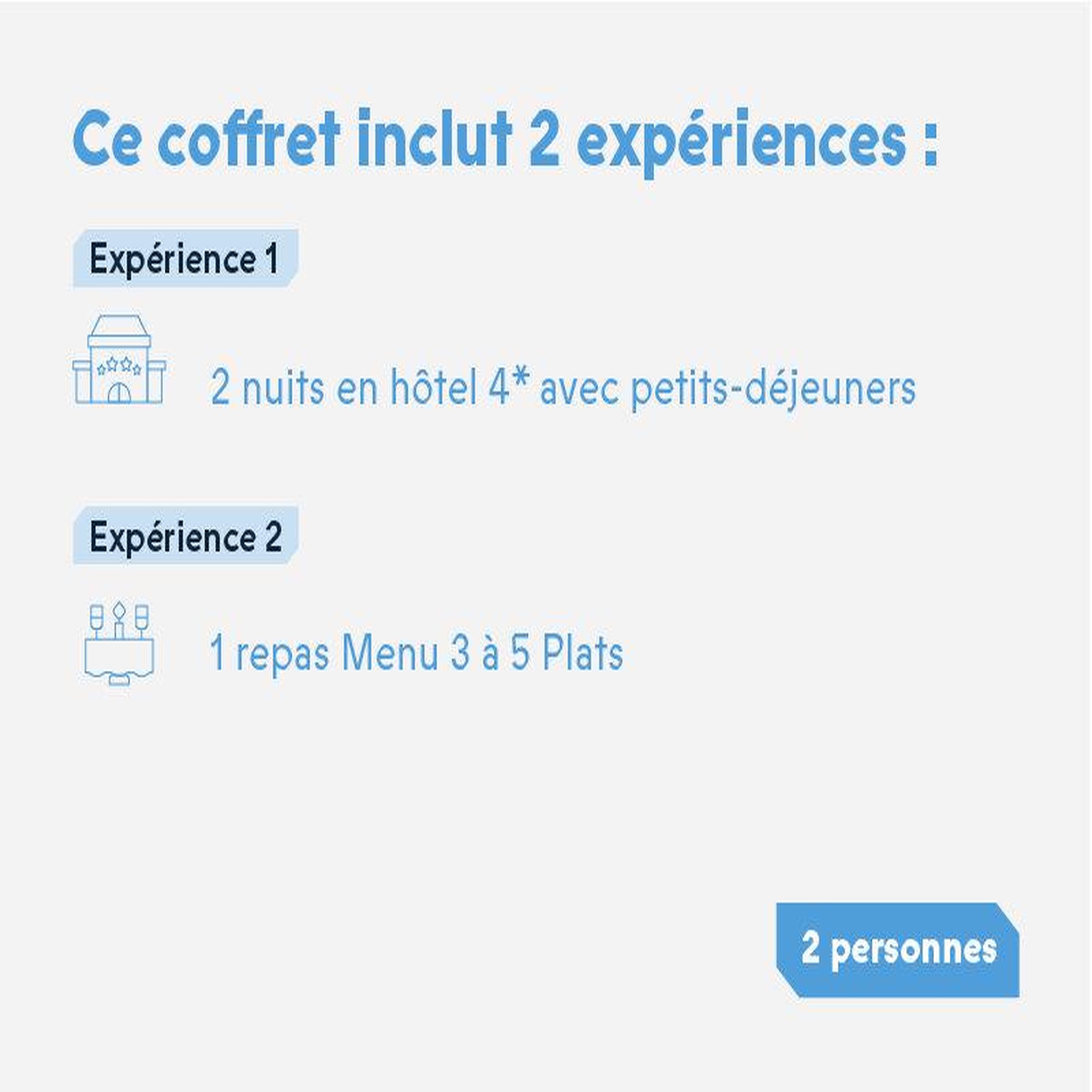 Voir la diapositive 2 : Smartbox Séjour d'exception en hôtel 4* avec dîner raffiné - Coffret Cadeau Multi-thèmes