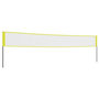 Voir la diapositive 1 : VIDAXL Filet de volley-ball jaune et noir 823x244 cm PE tissu