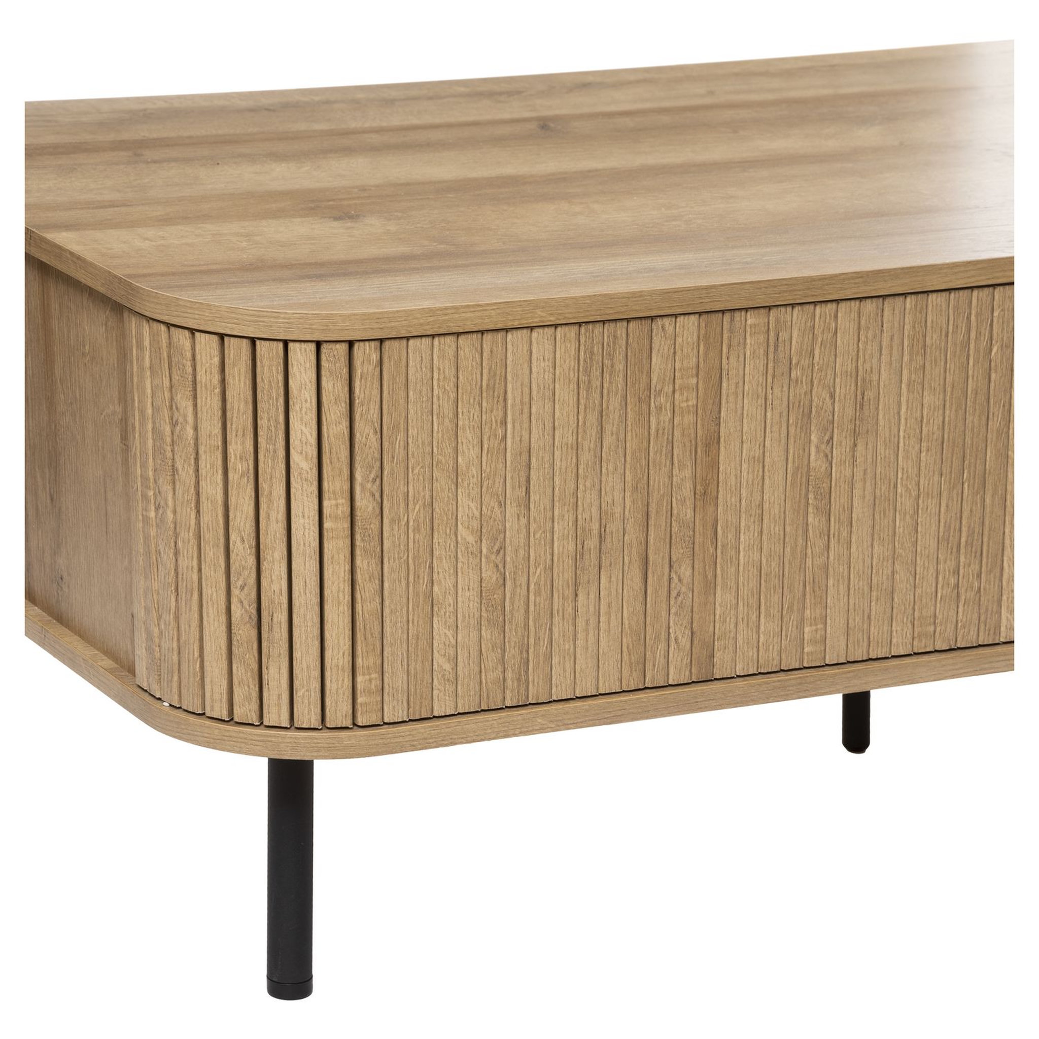 Voir la diapositive 3 : ATMOSPHERA Table basse 2 portes coulissantes L120cm CAMELIA