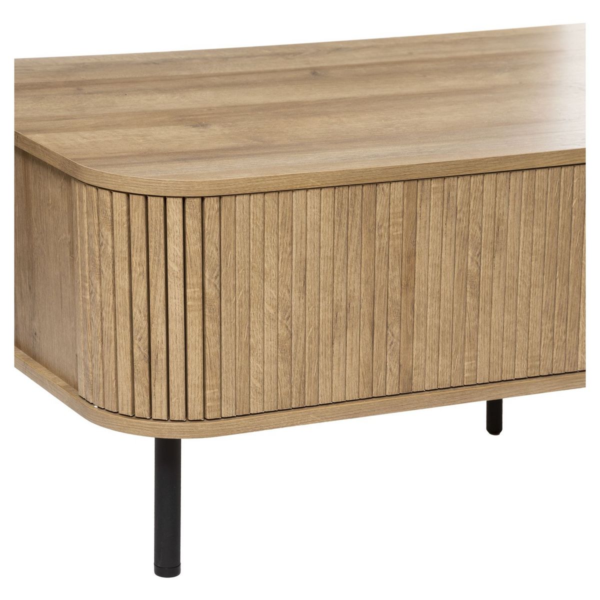 ATMOSPHERA Table basse 2 portes coulissantes L120cm CAMELIA