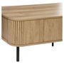 Voir la diapositive 3 : ATMOSPHERA Table basse 2 portes coulissantes L120cm CAMELIA