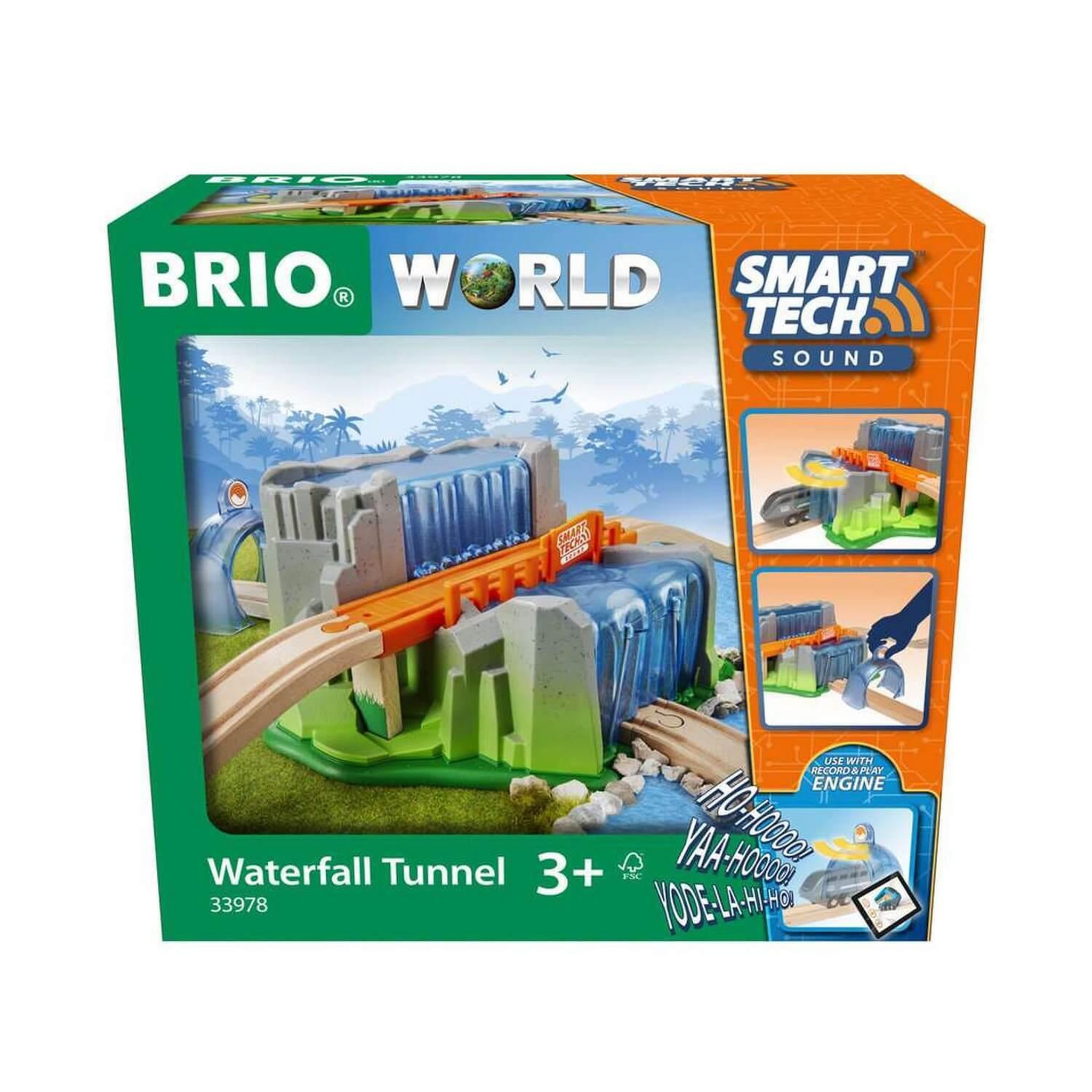 Voir la diapositive 3 : Brio Pont et Tunnel Cascade Smart Tech Sound