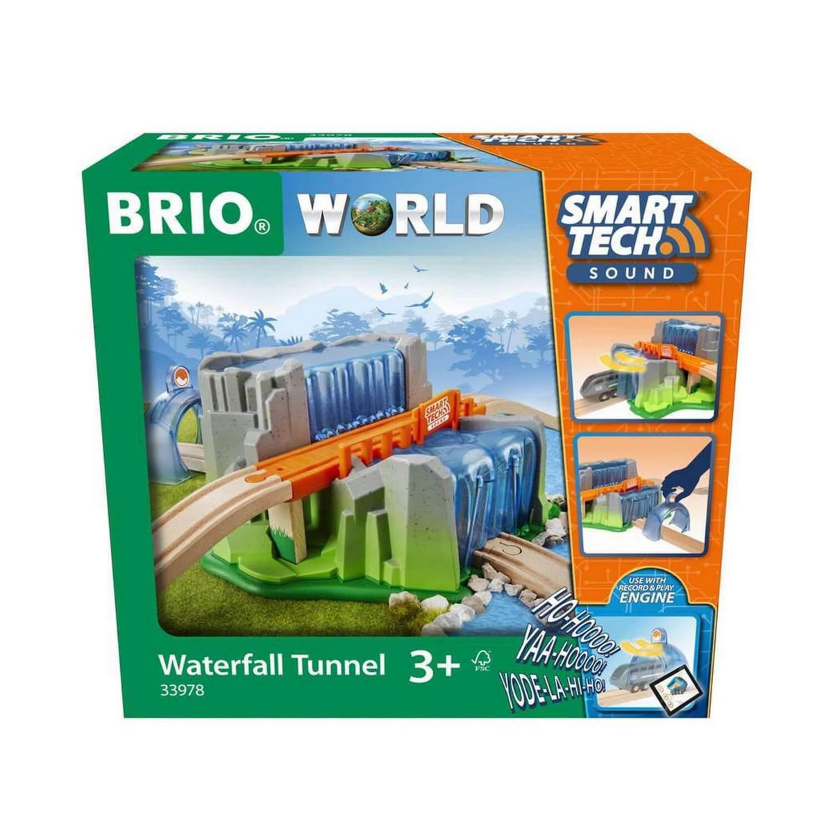 Brio Pont et Tunnel Cascade Smart Tech Sound