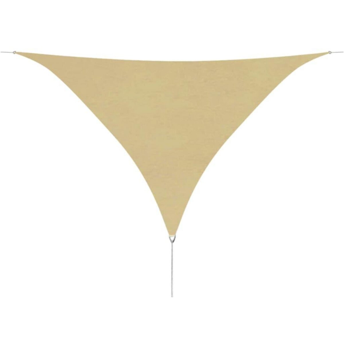 VIDAXL Voile de parasol tissu oxford triangulaire 3,6x3,6x3,6 m beige