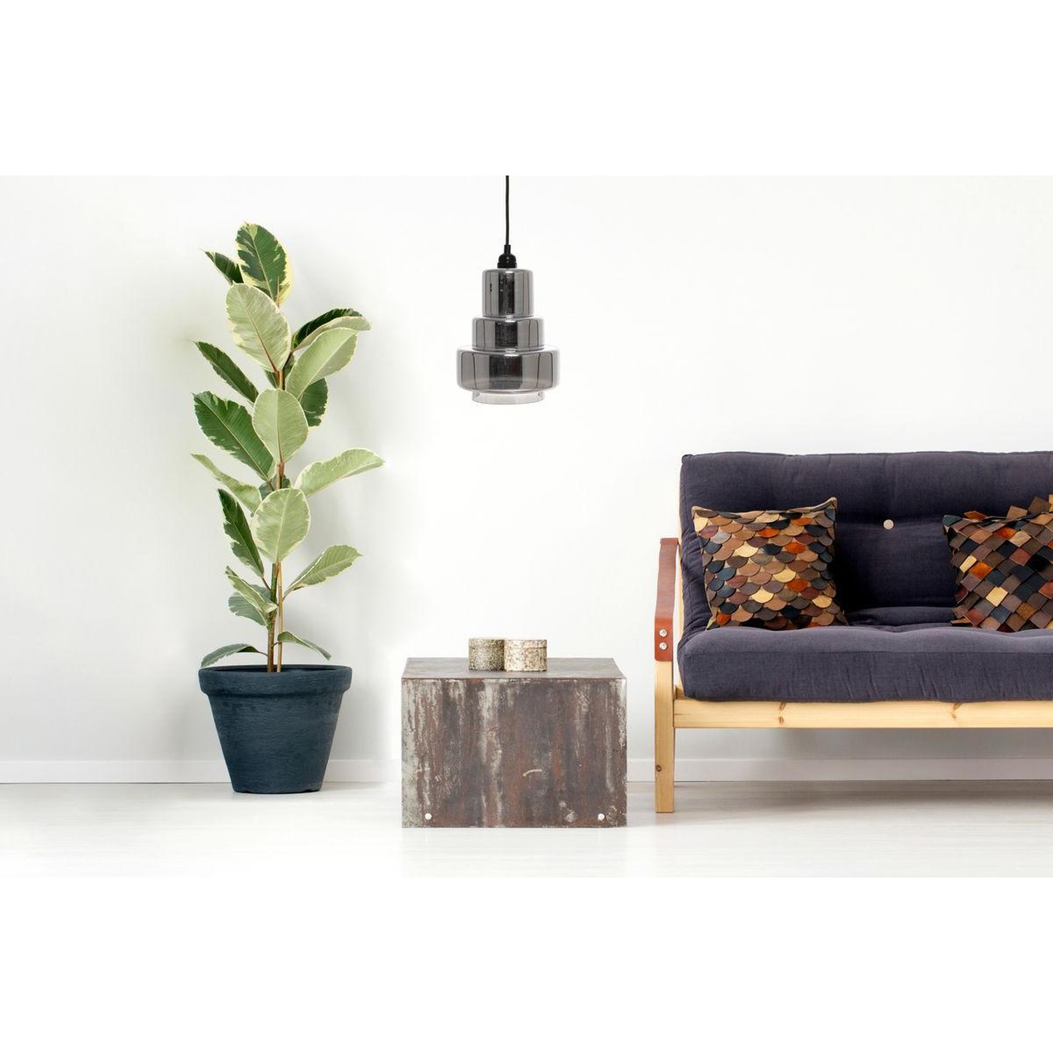 Voir la diapositive 2 : Paris Prix Lampe suspension design  evy  29cm argent