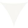 Voir la diapositive 2 : VIDAXL Voile d'ombrage PEHD Triangulaire 3,6 x 3,6 x 3,6 m Blanc