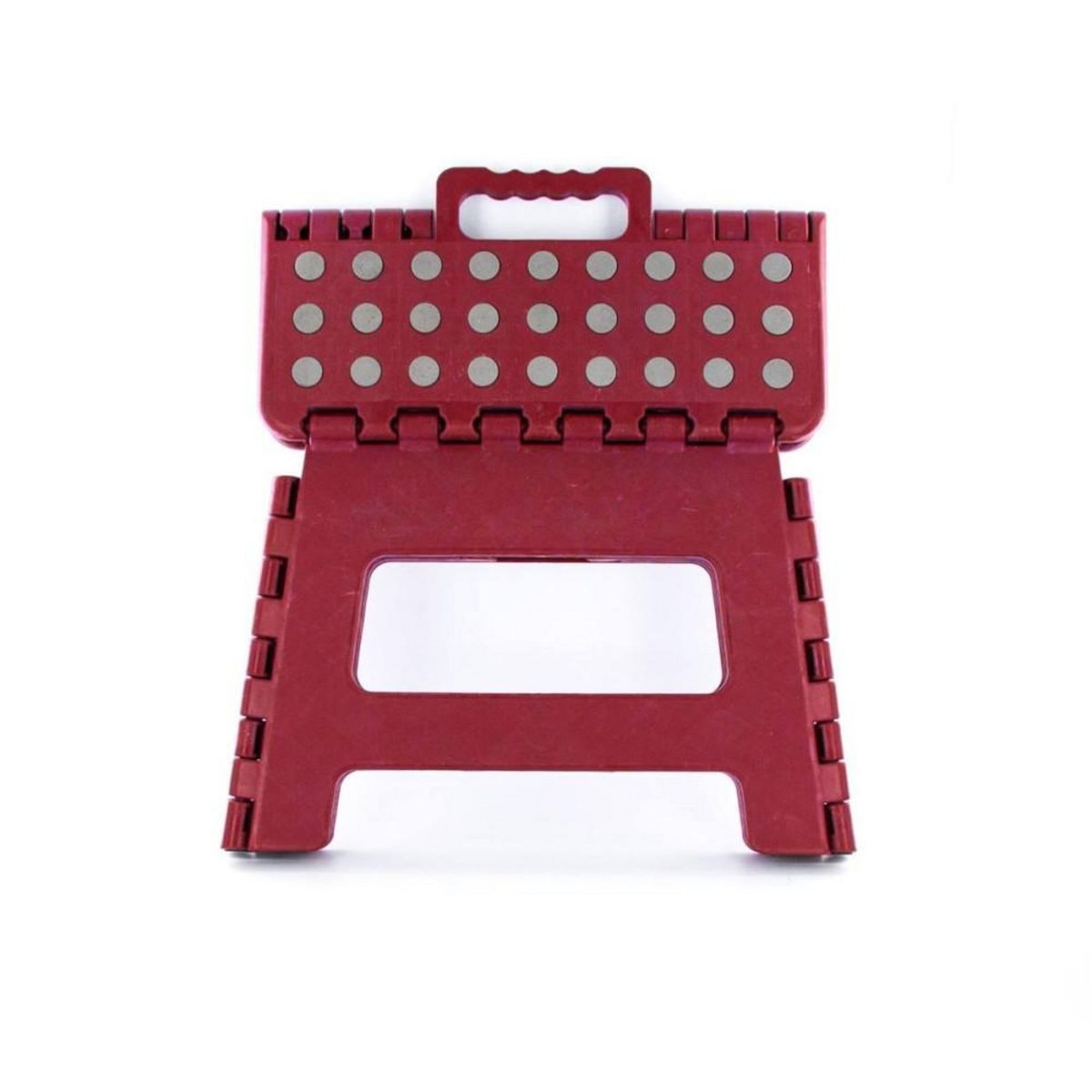 The Home Deco Factory Marche pied pliable compact rouge