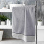 Voir la diapositive 1 : Paris Prix Serviette de Toilette Jacquard  Belina  50x90cm Gris