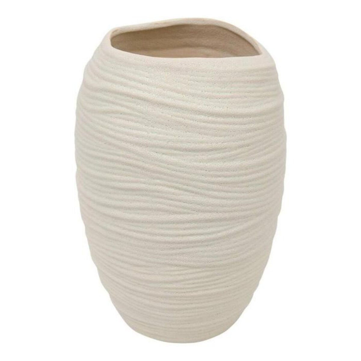 ATMOSPHERA Vase Déco en Céramique  Prudi  31cm Blanc