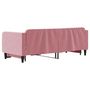 Voir la diapositive 5 : VIDAXL Lit de jour avec gigogne sans matelas rose 90x200 cm