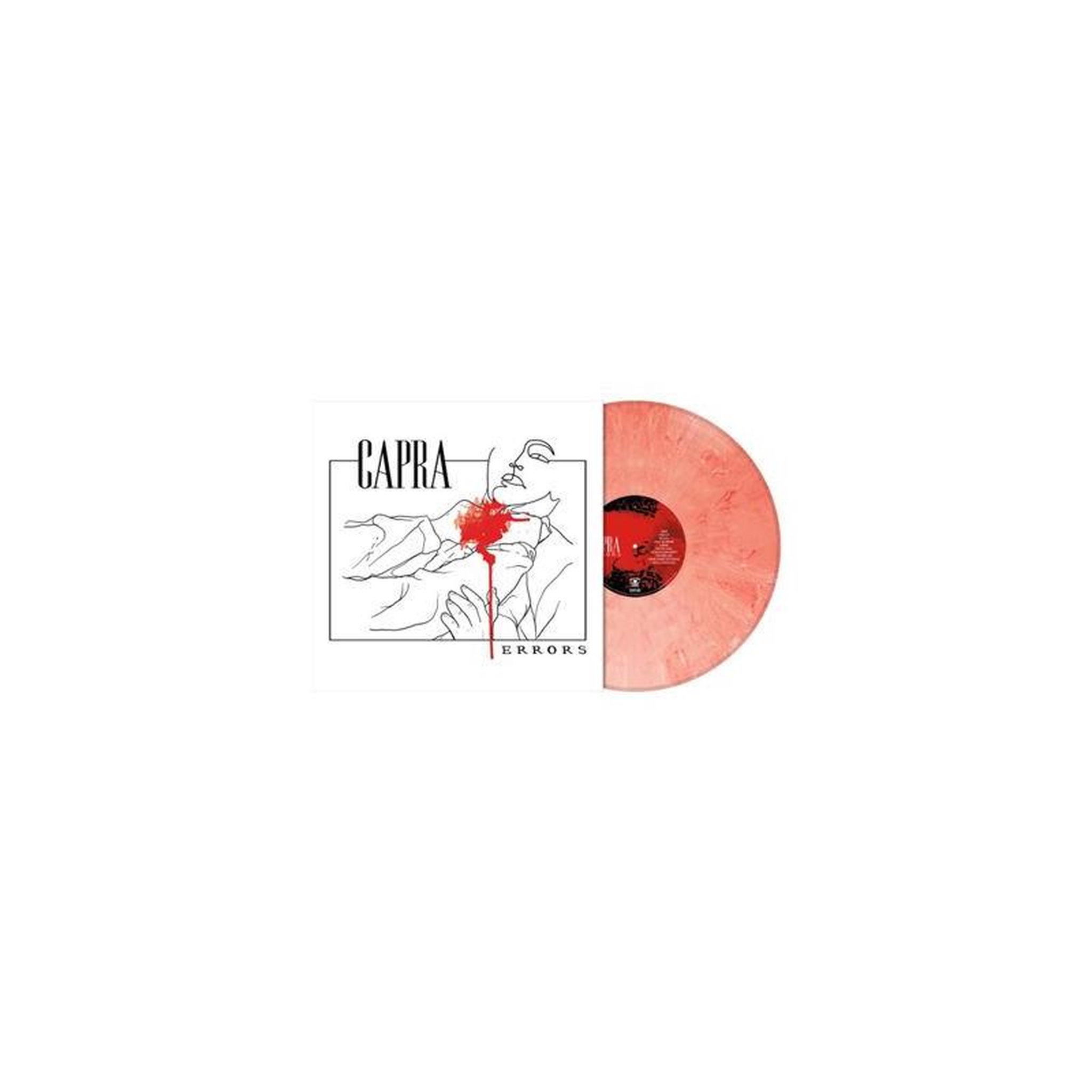 Errors Vinyle Rouge et Blanc Marbré