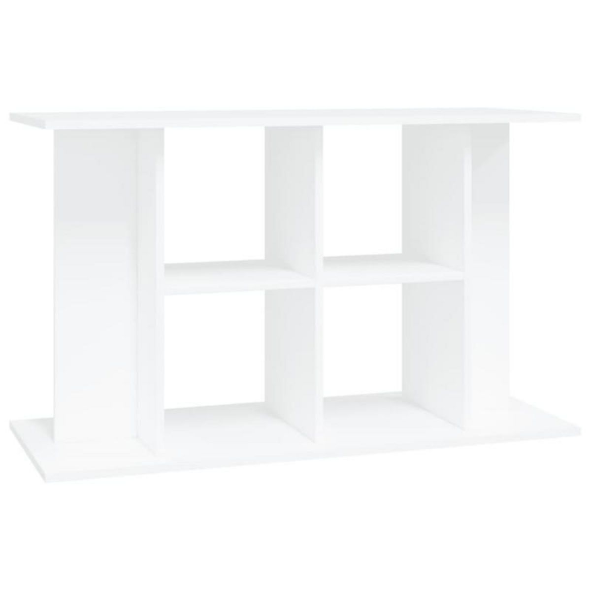 VIDAXL Support pour aquarium blanc 100x40x60 cm bois d ingénierie