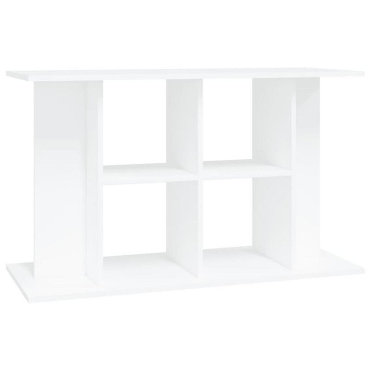 VIDAXL Support pour aquarium blanc 100x40x60 cm bois d ingénierie