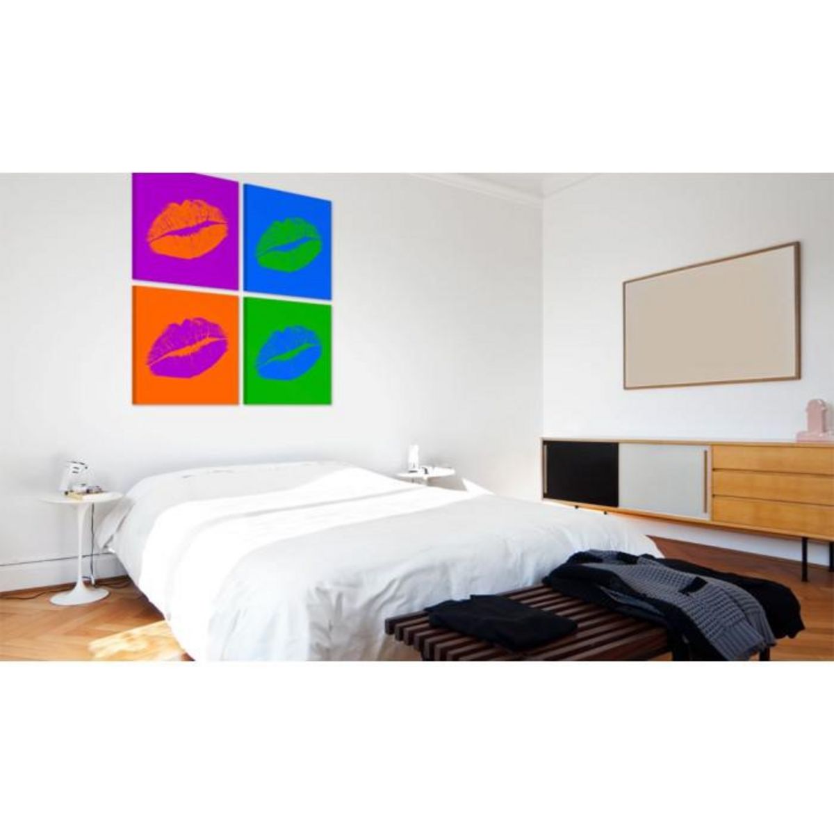 Paris Prix Tableau Imprimé  Baisers : Pop Art