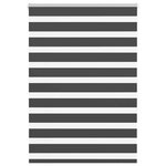 VIDAXL Store zebre noir 95x150 cm largeur du tissu 90,9 cm polyester