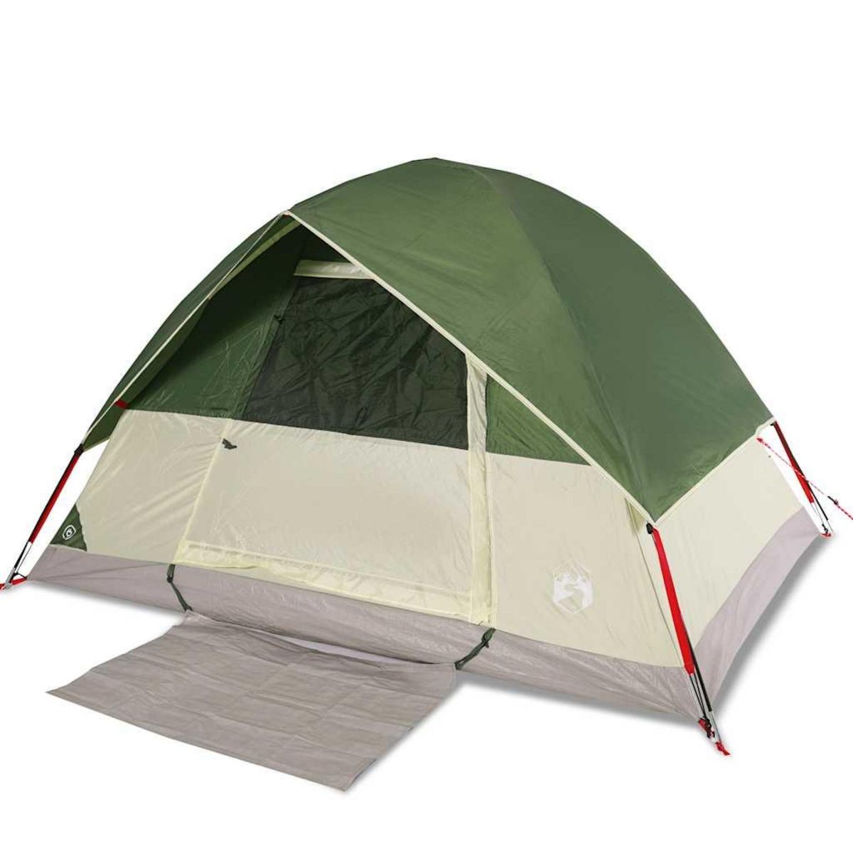 VIDAXL Tente de camping a dome 2 personne vert impermeable