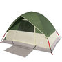 Voir la diapositive 2 : VIDAXL Tente de camping a dome 2 personne vert impermeable