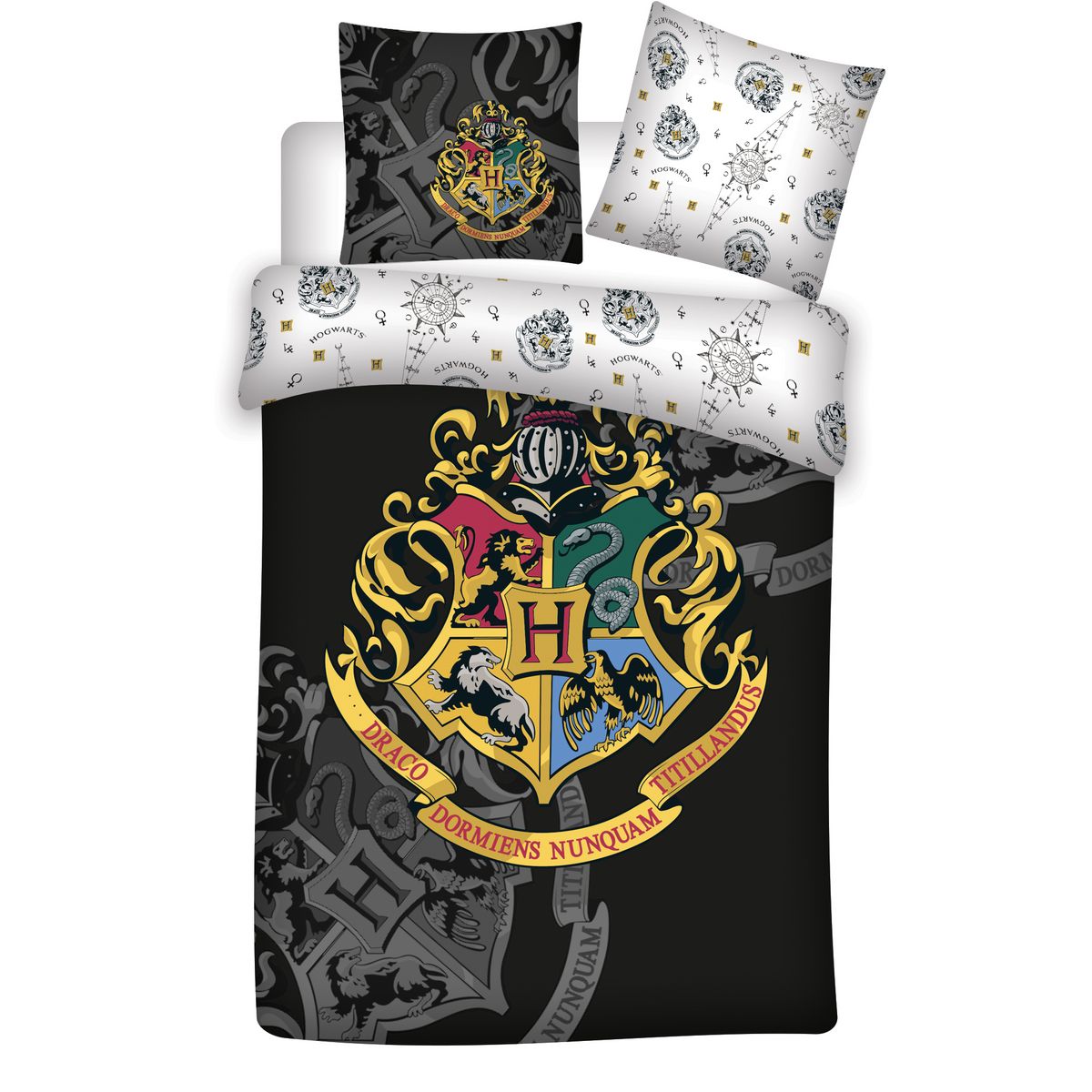 HARRY POTTER Parure housse de couette enfant en coton 