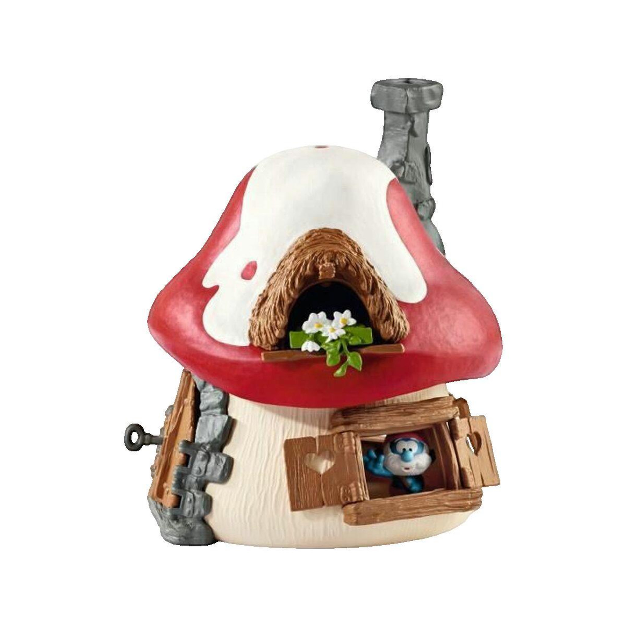 Voir la diapositive 2 : Schleich Maison des Schtroumpfs Schleich Ensemble de jeu avec figurines réalistes