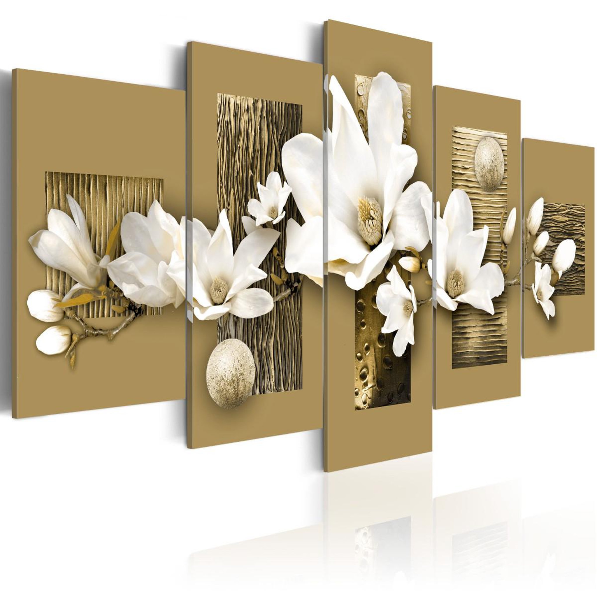Paris Prix Tableau imprimé  jardin des magnolias. Coloris disponibles : Multicolore