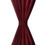 Voir la diapositive 3 : VIDAXL 2 pcs Rideau a Passant Micro Satin Bordeaux 140 x 225 cm