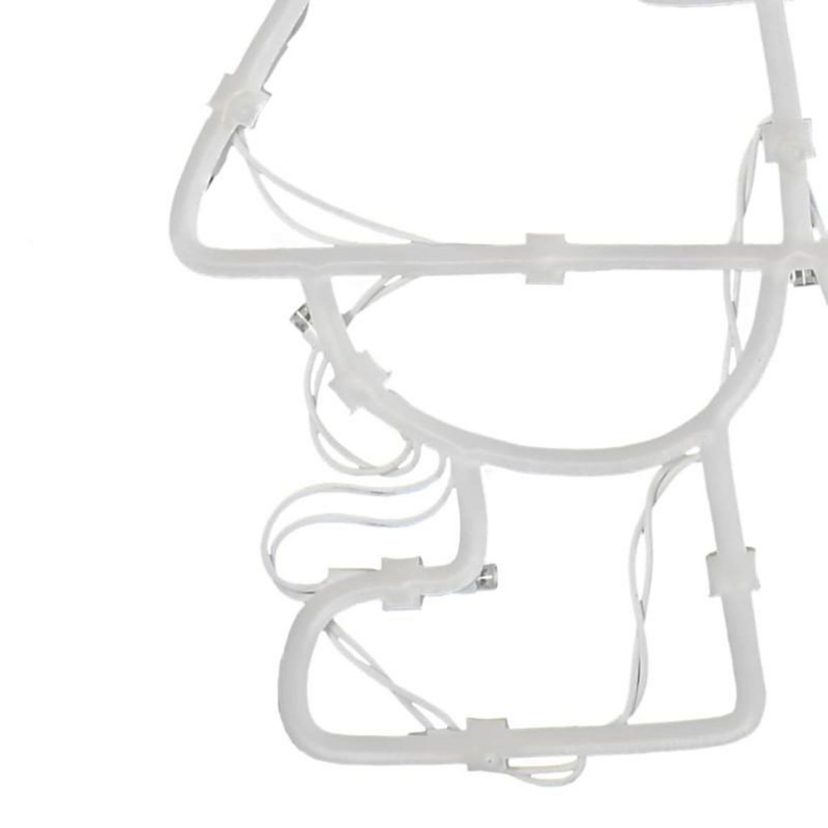 VIDAXL Lumières de Noël silhouette du Père Noël 2 pcs 35 LED