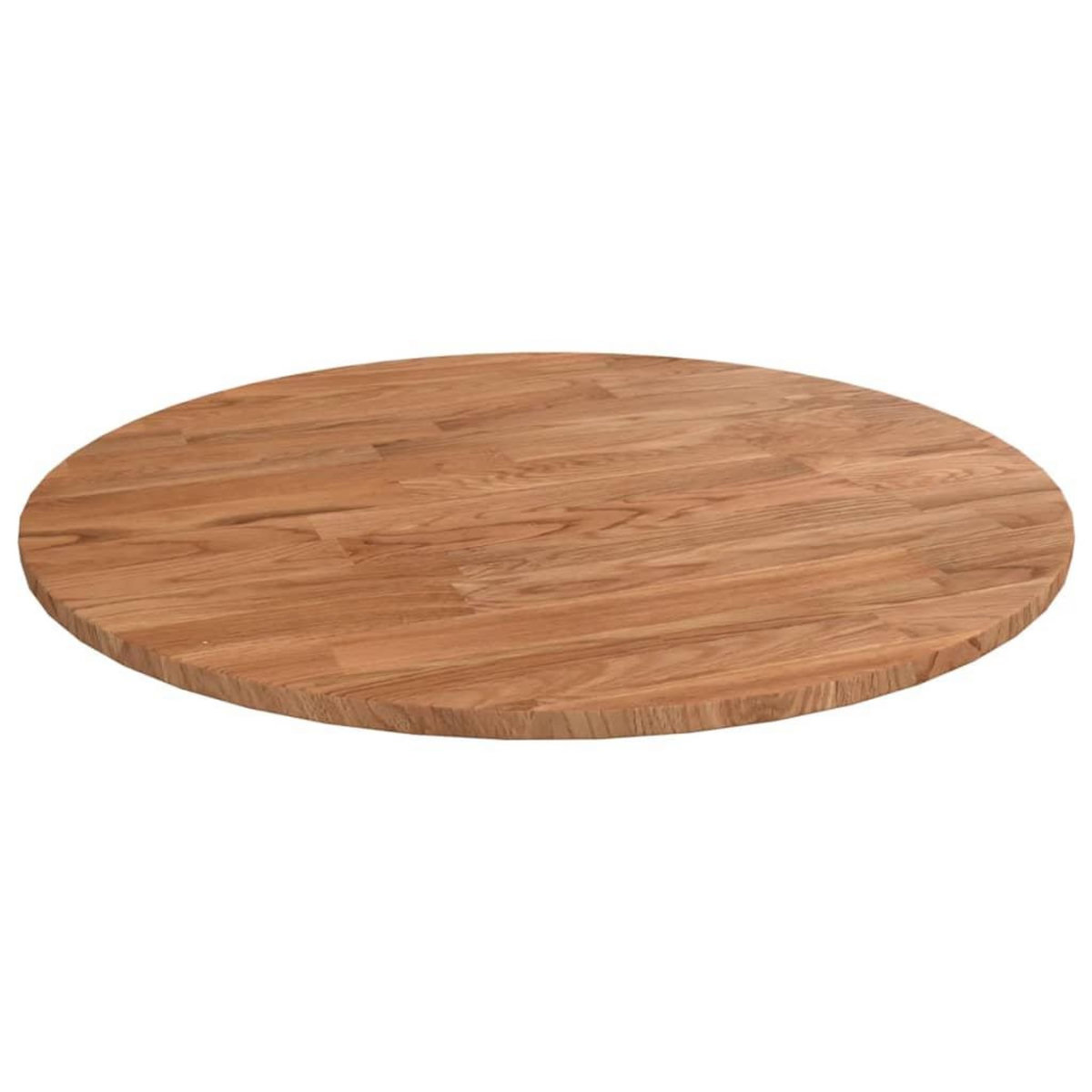 VIDAXL Dessus de table rond Marron clair Ø40x1,5 cm Bois chene traite