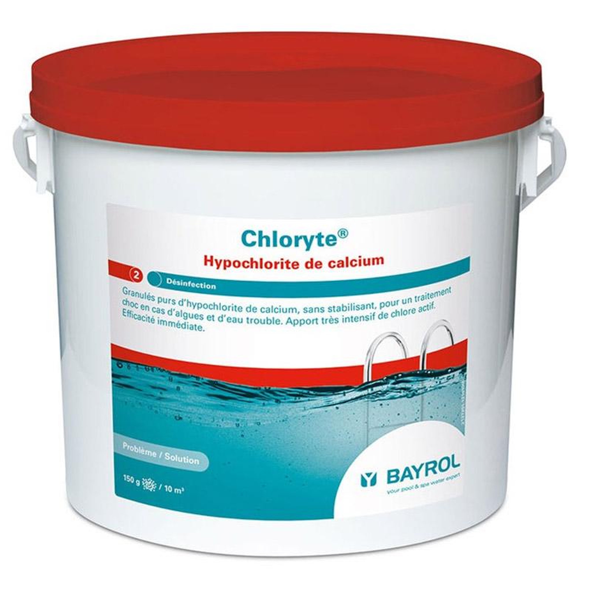 Bayrol Hypochlorite de calcium pur en granulé 5kg - CHLORYTE
