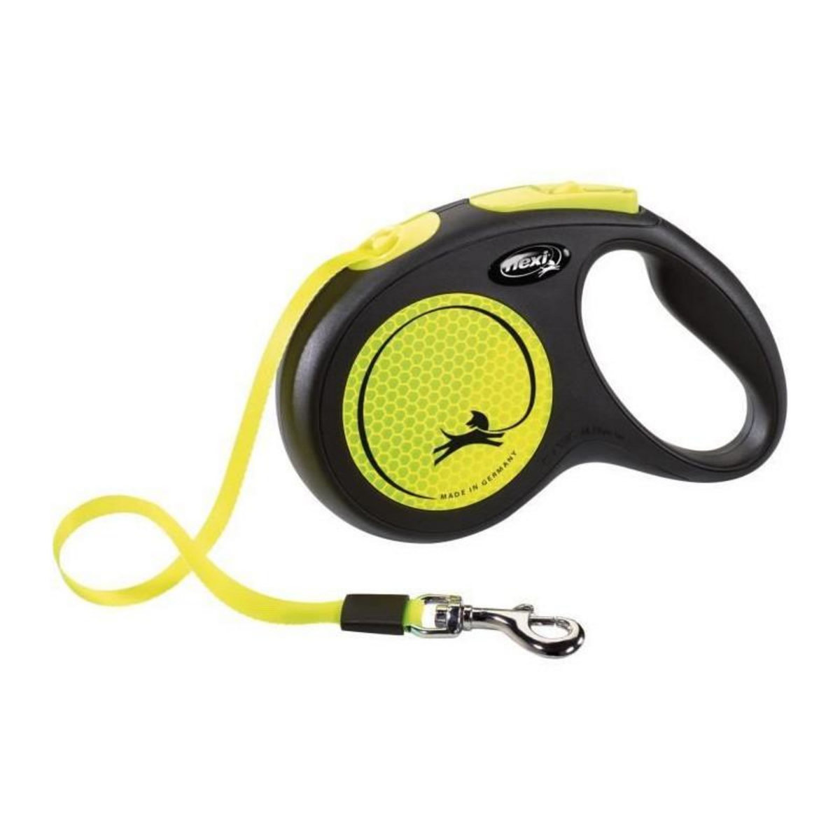 Trixie Laisse sangle - TRIXIE - 209321 - flexi New NEON - 5 m - Jaune fluo