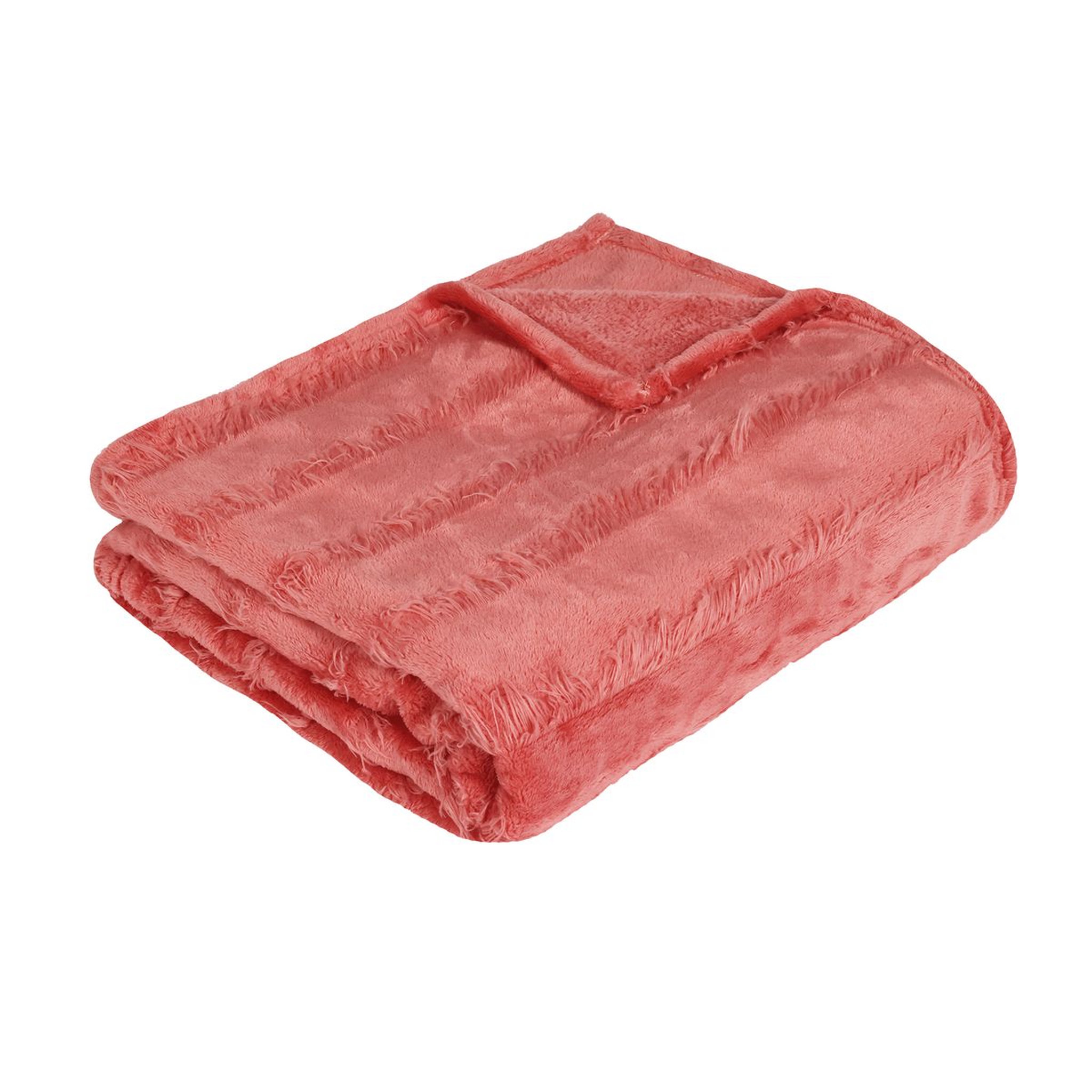 Voir la diapositive 1 : ACTUEL Plaid uni flanelle SUMMER