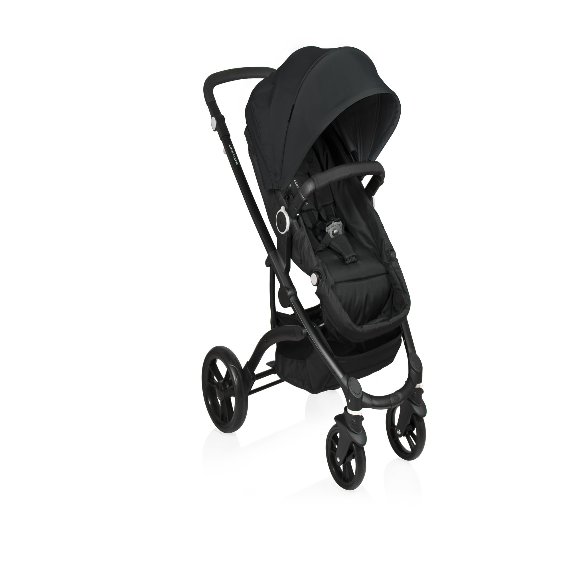 Voir la diapositive 2 : LITTLE WORLD Poussette combinée 3 en 1 City Walker noire