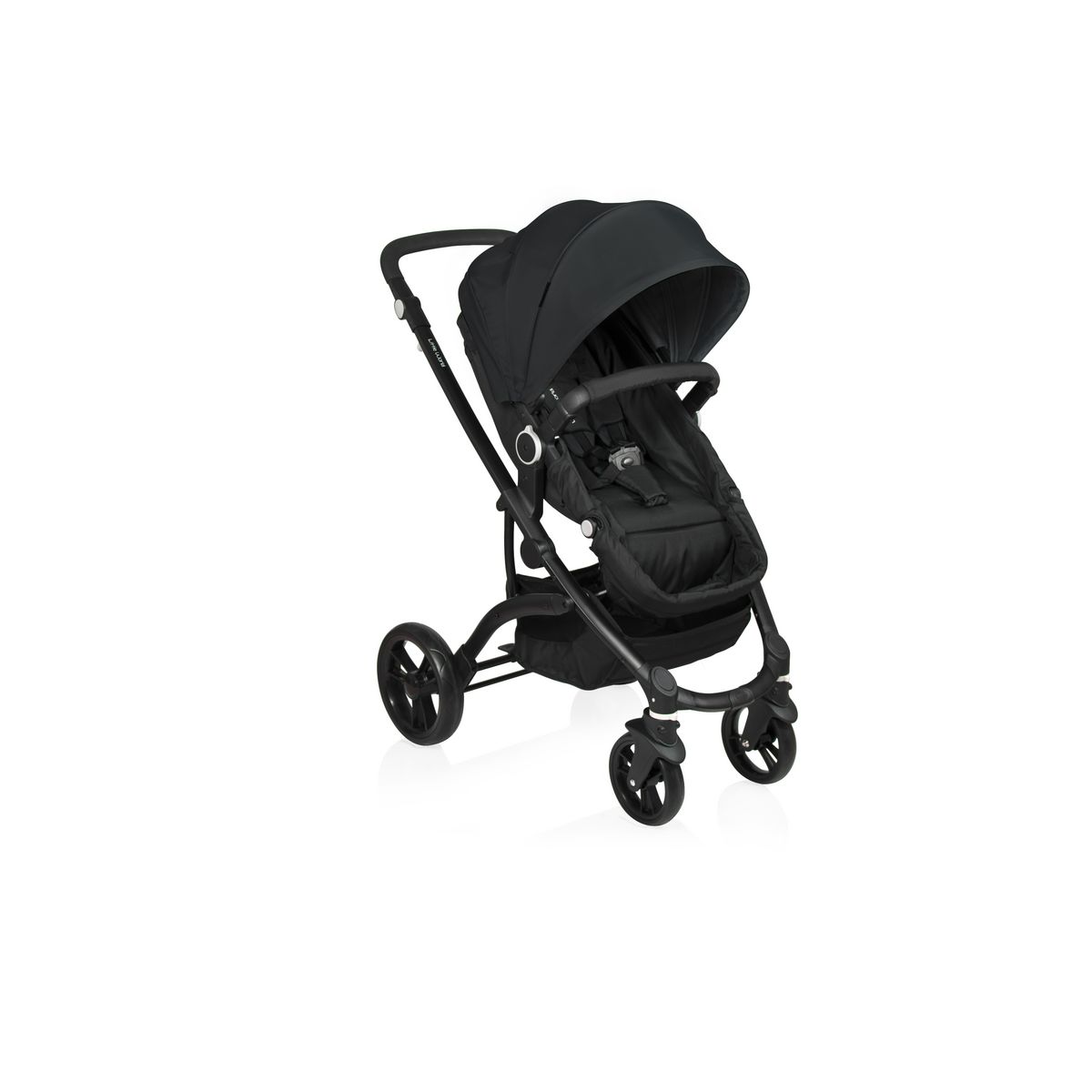LITTLE WORLD Poussette combinée 3 en 1 City Walker noire