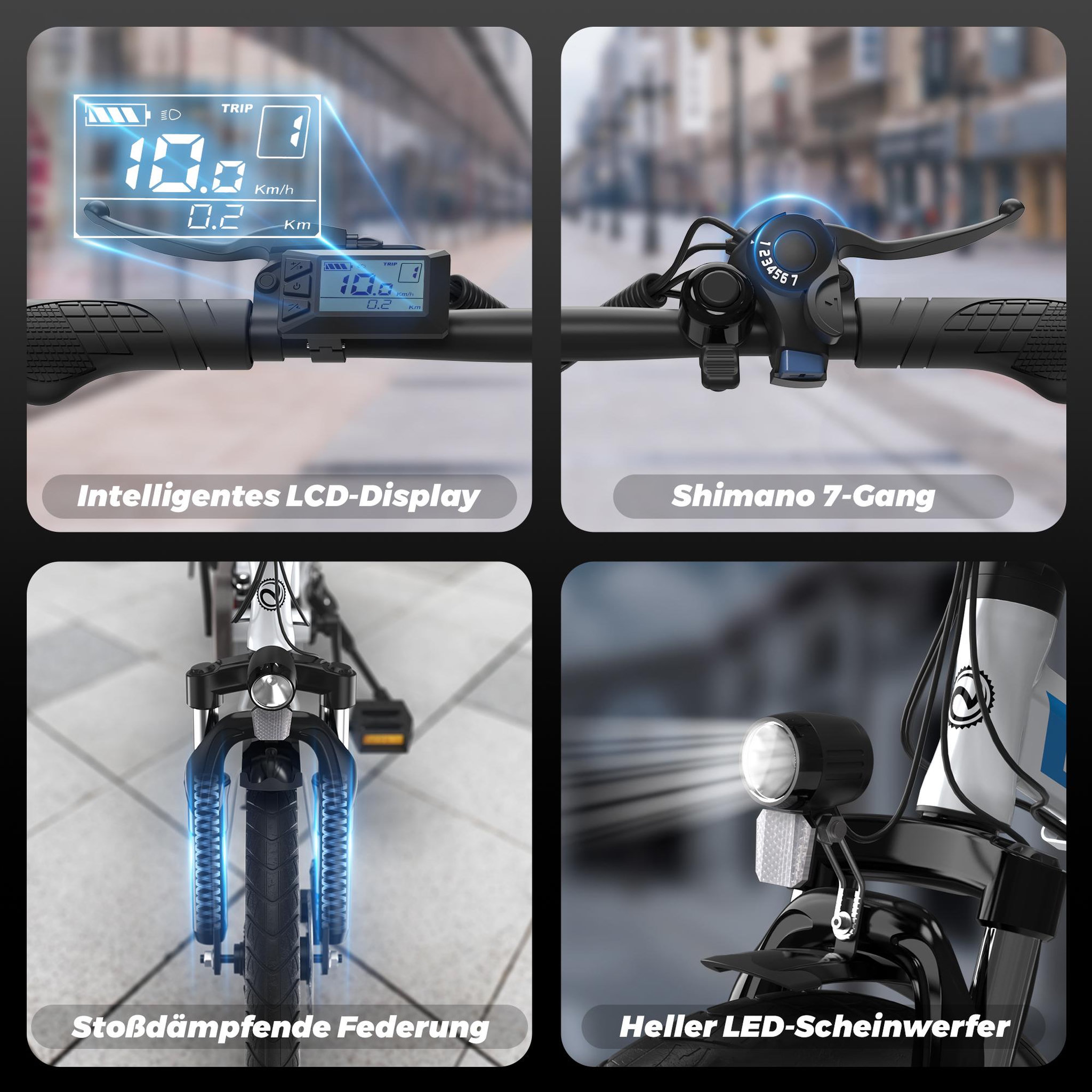 Voir la diapositive 5 : VARUN Vélo électrique pliable 20  varun c20-1 pro