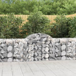 VIDAXL Paniers a gabions arques 25 pcs 200x50x80/100 cm Fer galvanise