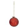 Voir la diapositive 4 : ATMOSPHERA Lot de 3 Boules de Noël Déco  Soir  8cm Rouge