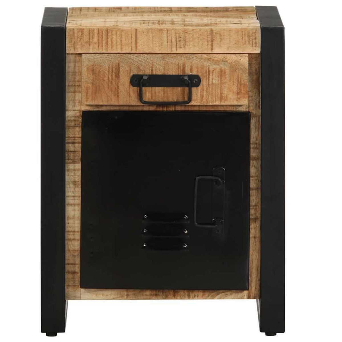 VIDAXL Table de chevet 40x30x50 cm bois massif de manguier brut