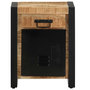 Voir la diapositive 2 : VIDAXL Table de chevet 40x30x50 cm bois massif de manguier brut
