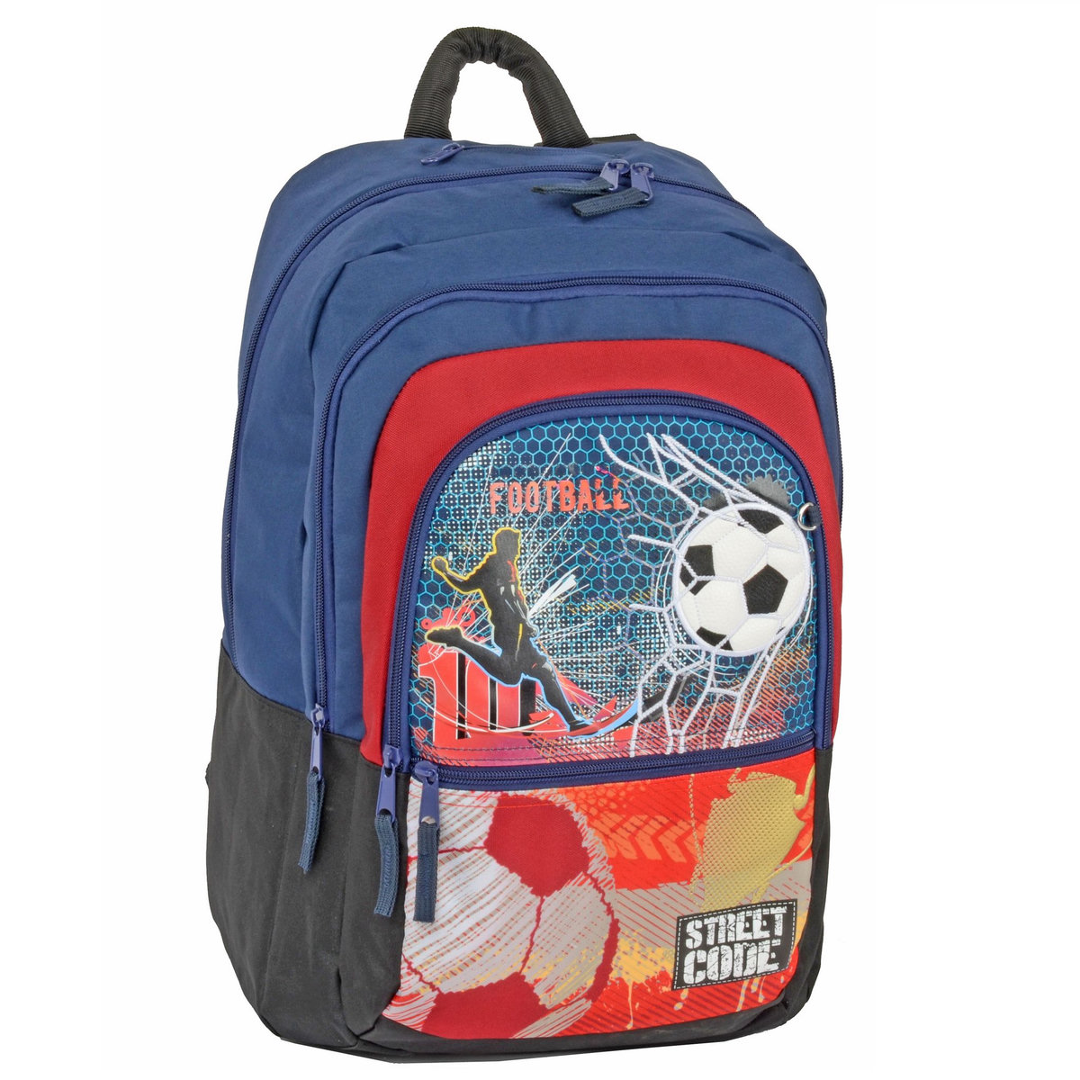 AUCHAN Sac à dos 3 compartiments SC FOOTBALL