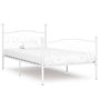 Voir la diapositive 1 : VIDAXL Cadre de lit sans matelas avec sommier a lattes metal 90x200 cm