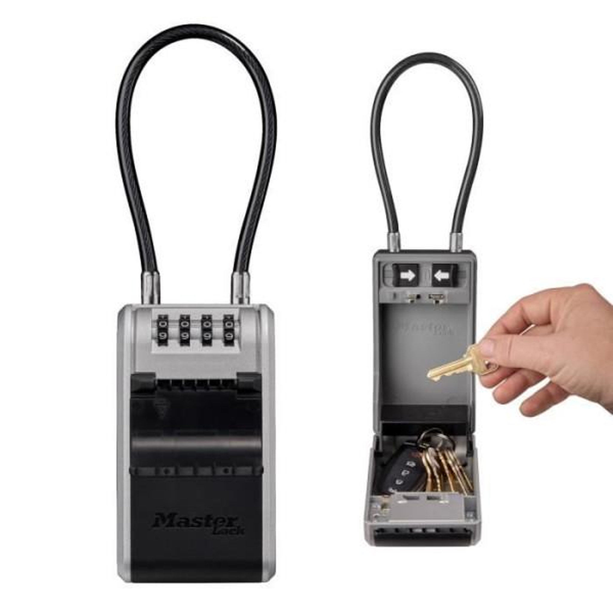 Voir la diapositive 2 : Master lock Armoire de sécurité masterlock boîte a clés 5480eurd format l