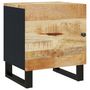 Voir la diapositive 2 : VIDAXL Table de chevet 40x33x46 cm Bois de manguier solide
