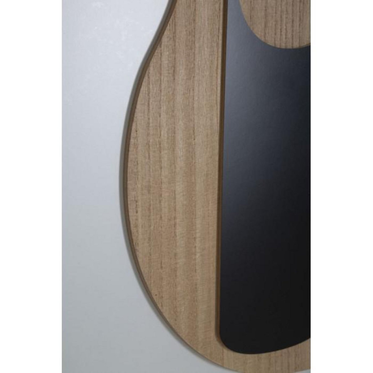 Paris Prix Décoration Murale Encadrée  Astrys  80cm Naturel & Noir